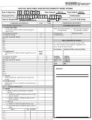 swdi form|Social Welfare and Development Indicator (SWDI) .